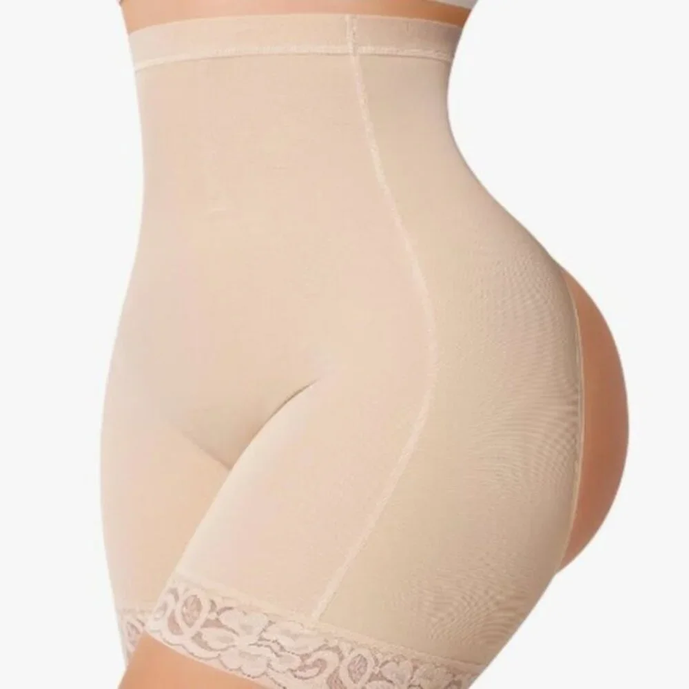 Waist Trainer Butt Lifting Tummy Control High Waisted Shapewear Shorts NWOT